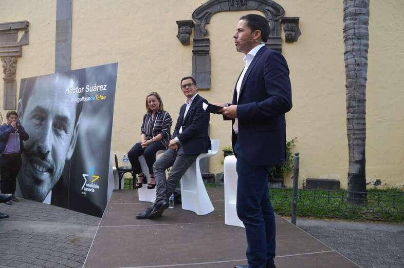El acto de presentación del candidato a la Alcaldía congregó a más de 300 personas en San Juan (Foto TA)